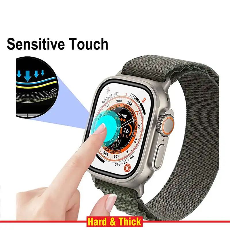 محافظ صفحه نمایش نانو هارد اند تیک مدل NHT مناسب برای ساعت هوشمند الترا HW8 بسته سه عددی