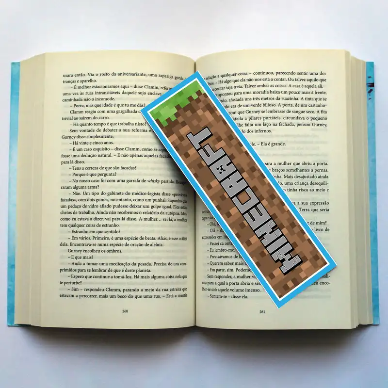 نشانگر کتاب مدل ماینکرفت مجموعه 4 عددی