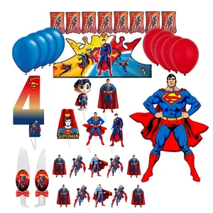 مجموعه 38 عددی تم تولد مدل اونجرز طرح سوپرمن کد 04