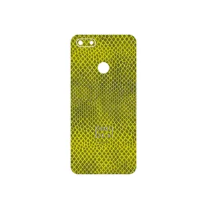 MAHOOT Yellow Snake Skin Cover Sticker for Motorola Moto E6 Play