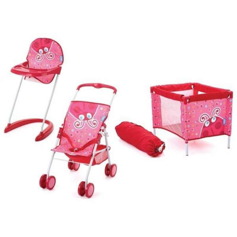 تخت و پارک بازی هاوک مدل Doll 3 PC Set Bug