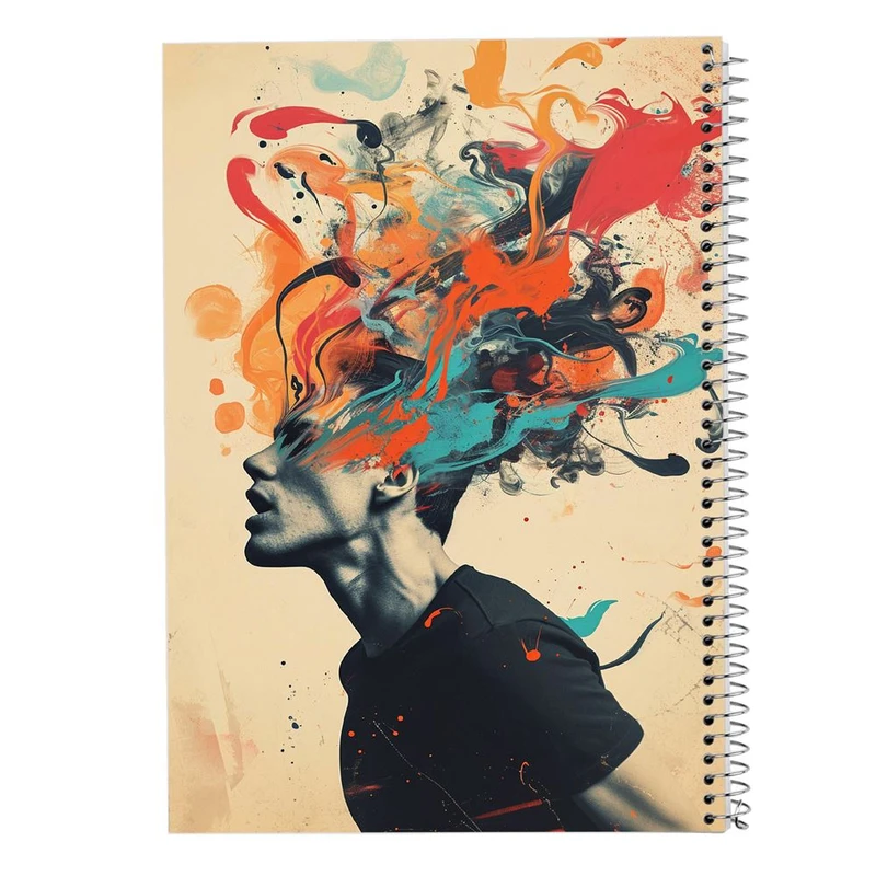 دفتر نقاشی 50 برگ مدوپد مدل نقاشی آدم کد DF15661