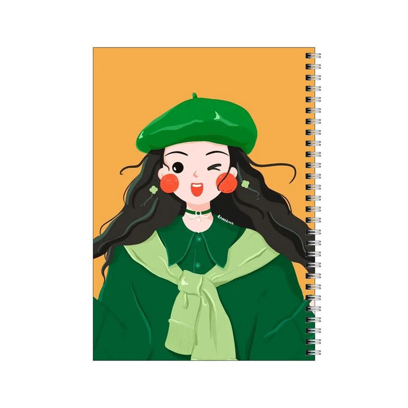 دفتر مشق 50 برگ بامبیلیپ طرح دخترانه فانتزی کد 3072677