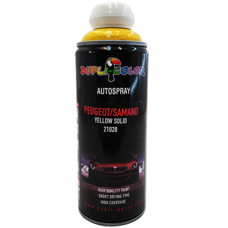 اسپری رنگ زرد تاکسی دوپلی کالر مدل AUTOSPRAY حجم 400 میلی لیتر