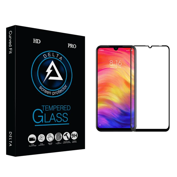 محافظ صفحه نمایش دلتا مدل HD مناسب برای گوشی موبایل شیائومی Redmi Note 7
