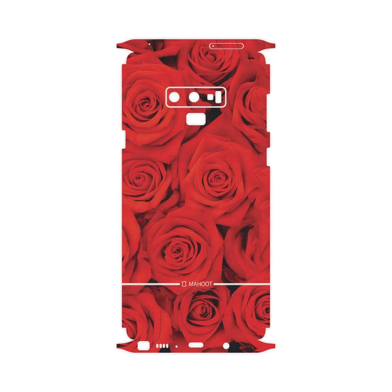 برچسب پوششی 360درجه ماهوت مدل Red-Flower مناسب برای گوشی موبایل سامسونگ Galaxy Note9