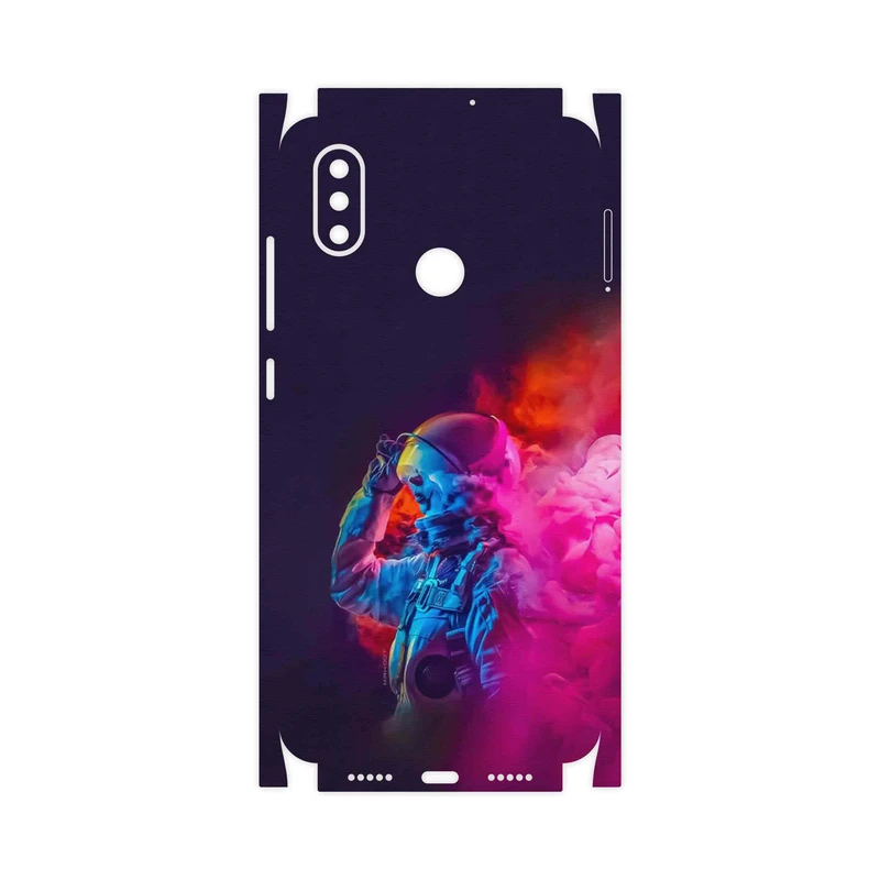 برچسب پوششی ماهوت مدل Smoke Rainbow Digital Art 1-FullSkin مناسب برای گوشی موبایل شیائومی Mi 8