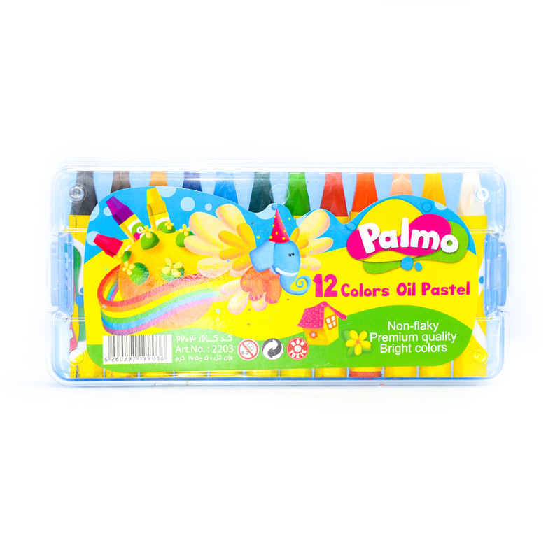 پاستل 12 رنگ پالمو کد 2203