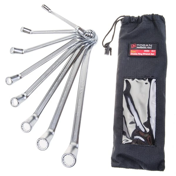 مجموعه 8 عددی آچار دو سر رینگی توسن مدل T102-S8