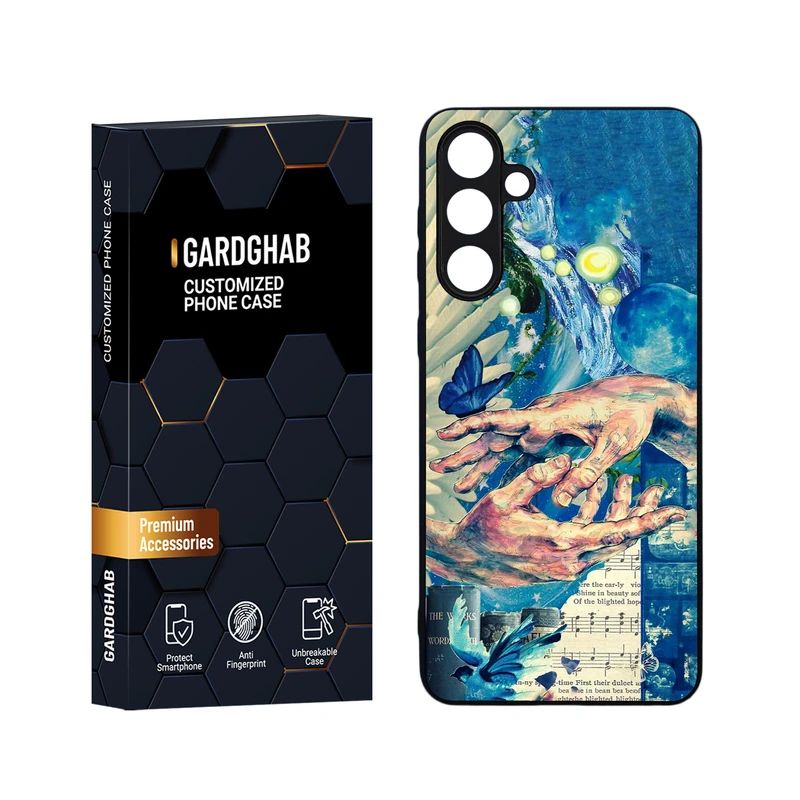 کاور گارد قاب مدل هنری مناسب برای گوشی موبایل سامسونگ Galaxy M55 5G