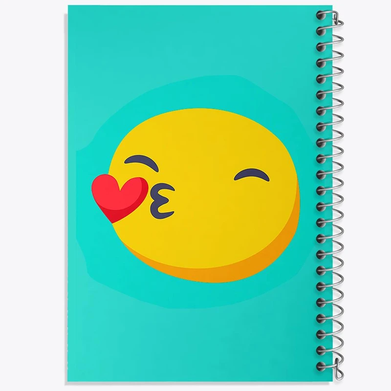 دفتر نت موسیقی 50 برگ خندالو مدل ایموجی Emoji کد 3015