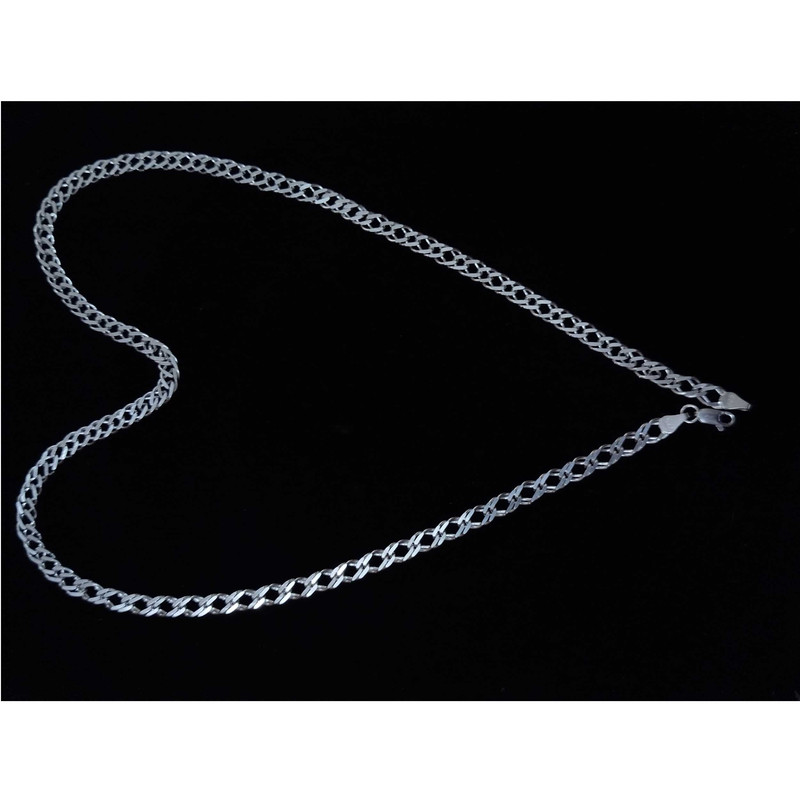 زنجیر نقره مردانه کد 01