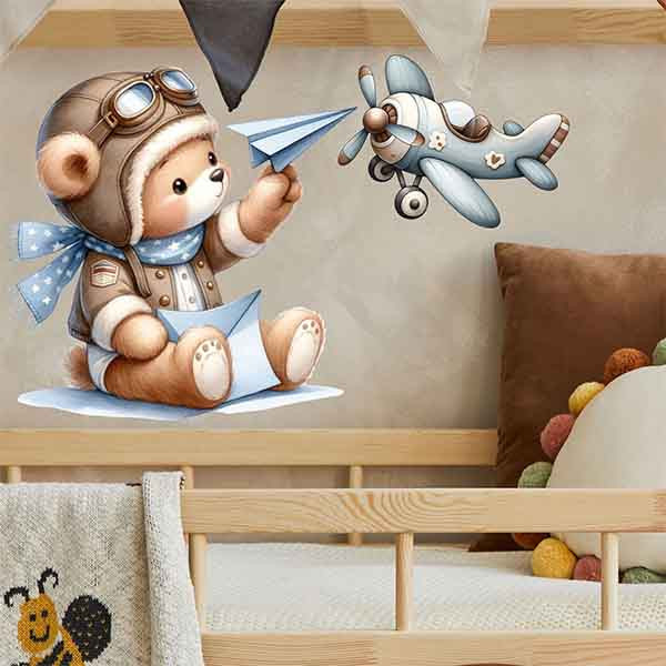 استیکر دیواری کودک راتیانا مدل bear dream