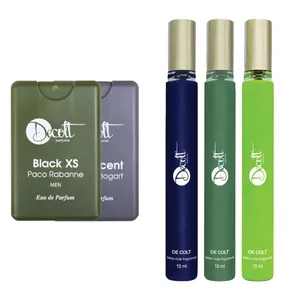 عطر جیبی دکلت مدل 47 حجم 15 و 20 میلی لیتر بسته 5 عددی