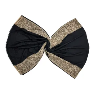 شال زنانه مدل نخی لبه لپنگی