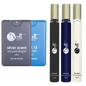 عطر جیبی مردانه دکلت مدل 49 حجم 15 و 20 میلی لیتر بسته 5 عددی