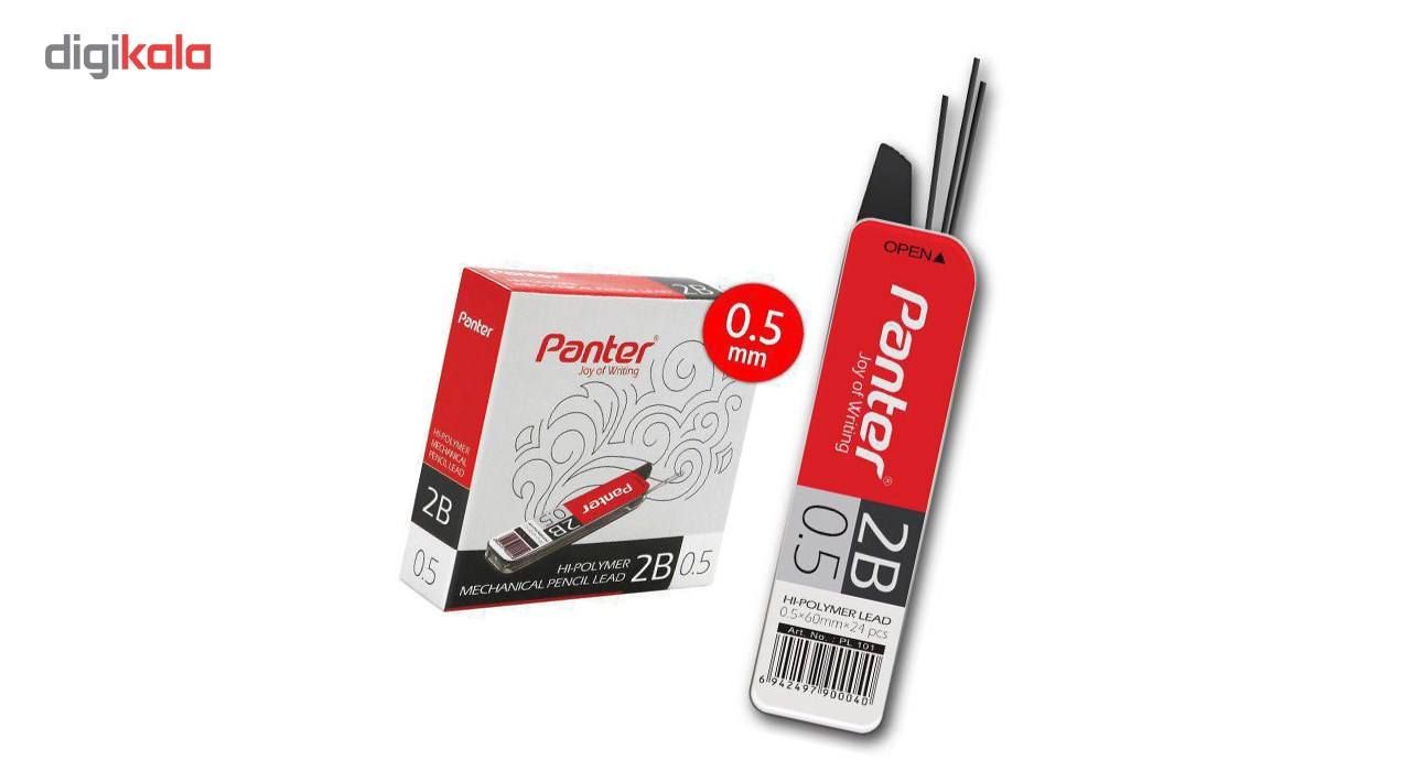 نوک مداد نوکی 0.5 میلی متری پنتر مدل پلیمری بسته 12 عددی main 1 2
