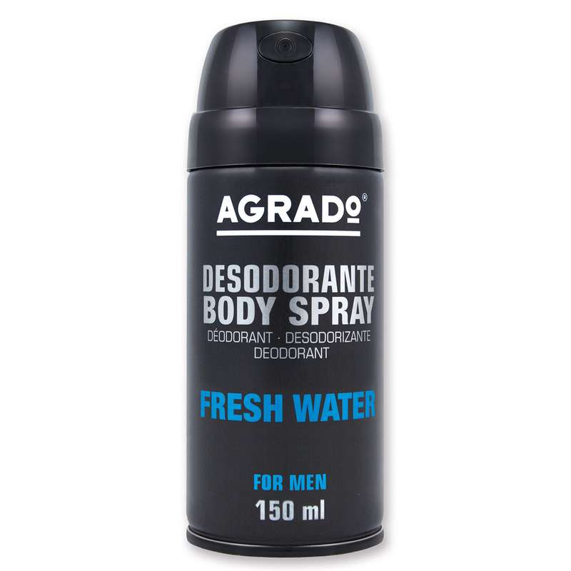 اسپری خوشبو کننده بدن مردانه آگرادو مدل Fresh Water حجم 150 میلی لیتر اسپری خوشبو کننده بدن مردانه آگرادو مدل Fresh Water حجم 150 میلی لیتر