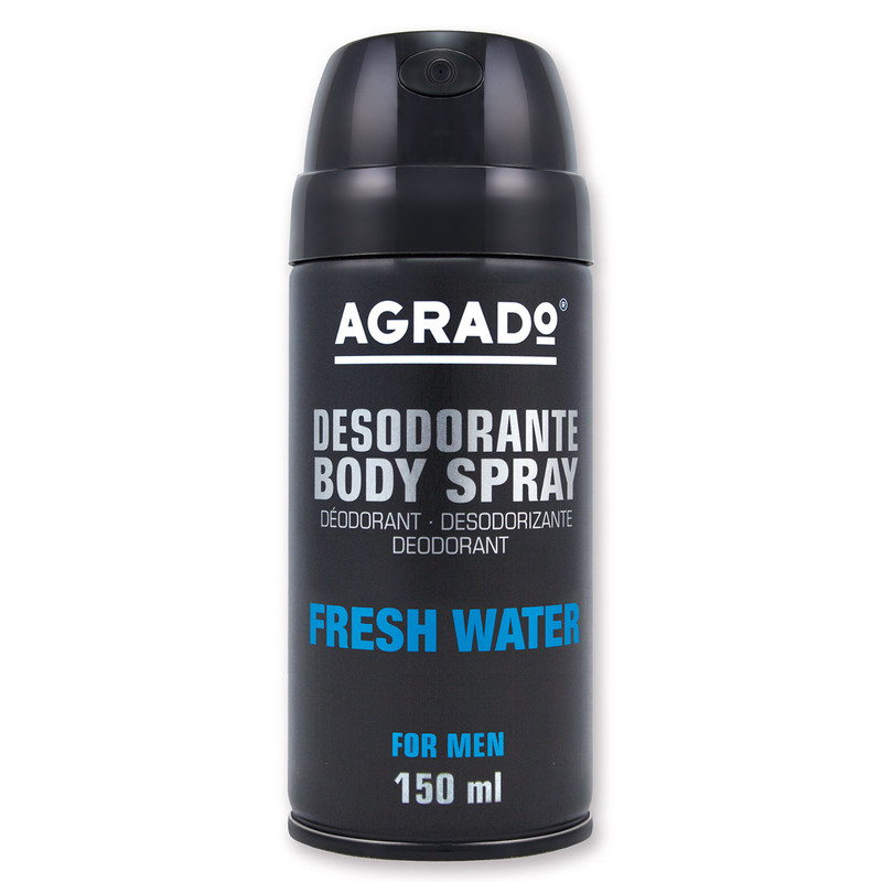 اسپری خوشبو کننده بدن مردانه آگرادو مدل Fresh Water حجم 150 میلی لیتر اسپری خوشبو کننده بدن مردانه آگرادو مدل Fresh Water حجم 150 میلی لیتر