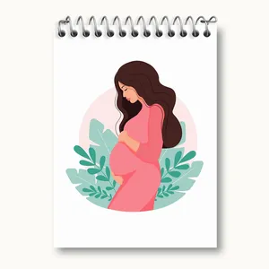 دفتر یادداشت 50 برگ خندالو مدل بارداری کد 26694