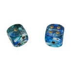 تاس بازی چسکس مدل Nebula Oceanic کد CHX 27956 بسته 2 عددی