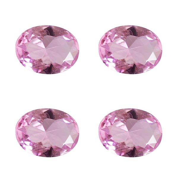 سنگ توپاز صورتی کد F67461 بسته چهار عددی 
