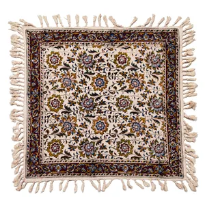 سفره قلمکار زابلیان طرح 161-11-118 سایز 50 × 50 سانتی متر