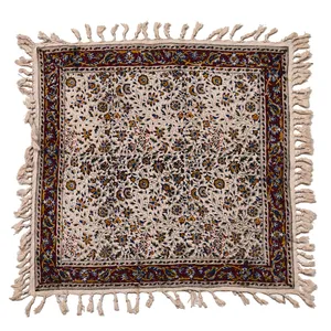 سفره قلمکار زابلیان طرح 162-11-118 سایز 50 × 50 سانتی متر