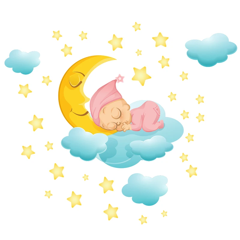 استیکر دیواری سالسو طرح Girl Sleeping h.k