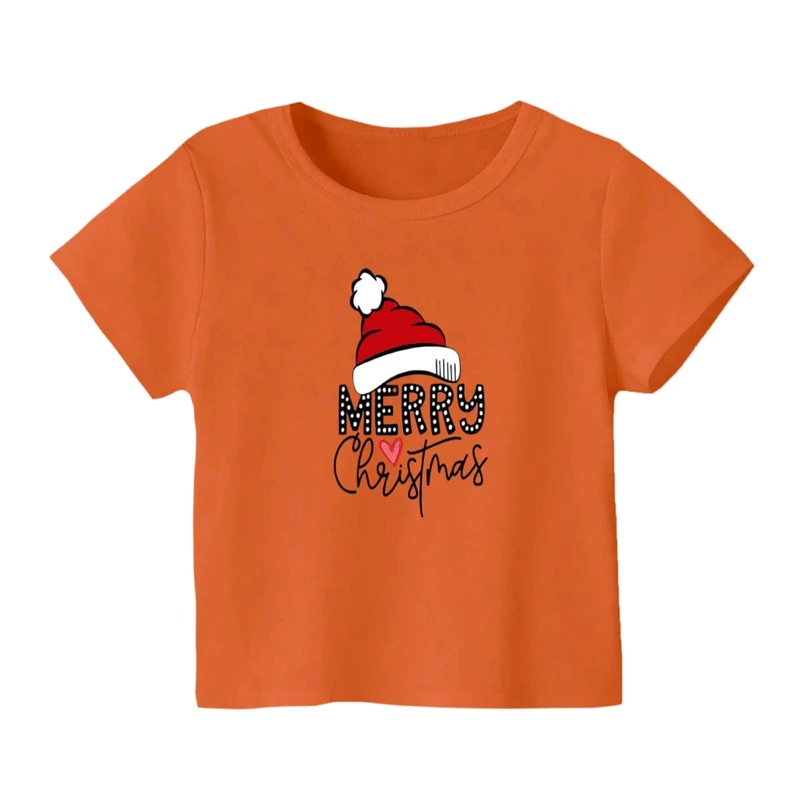 تی شرت آستین کوتاه بچگانه مدل نوشته کریسمس کد 5
