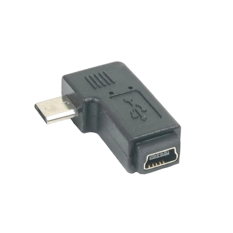 مبدل microUSB به minUSB مادگی 90 درجه مدل UM3
