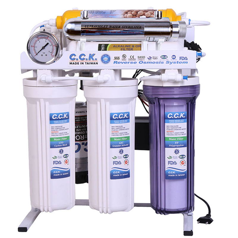 دستگاه تصفیه کننده خانگی سی سی کا مدل RO8-ORP-UV دستگاه تصفیه کننده خانگی سی سی کا مدل RO8-ORP-UV