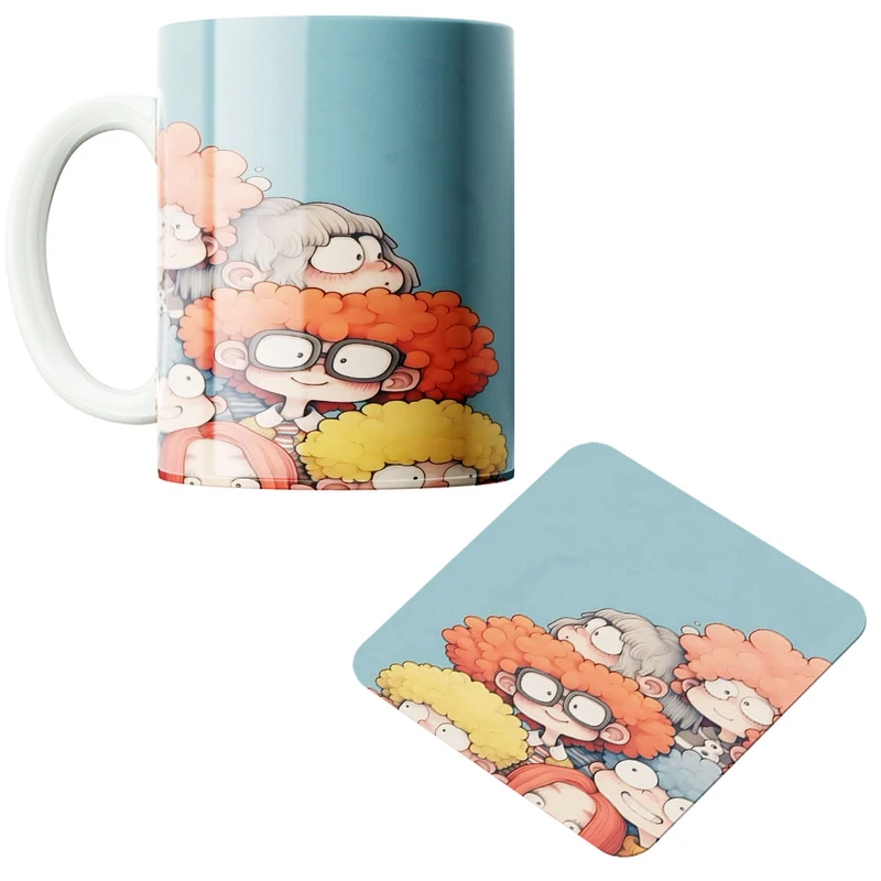 ماک پادآفرین مدل فرند کد 375 به همراه زیر لیوانی 