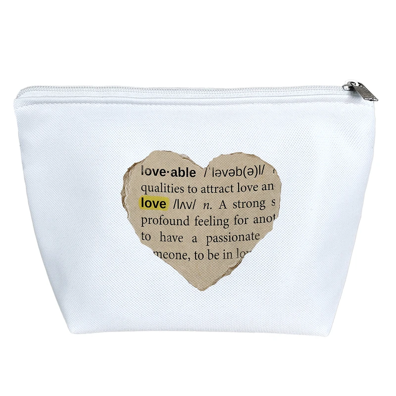 کیف لوازم آرایش دخترانه خندالو مدل قلب Heart کد 3549