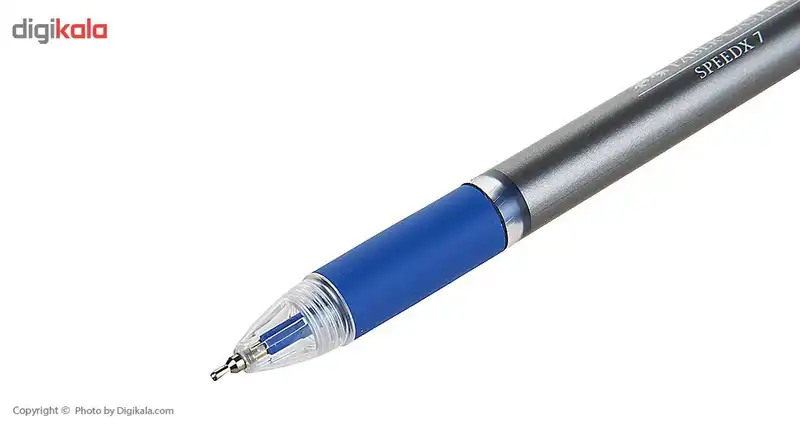 خودکار آبی فابر کاستل مدل Speedx 7 بسته 4 عددی