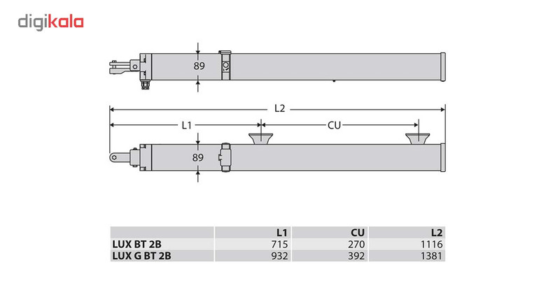 جک پارکینگی بی اف تی مدل LUXBT2B