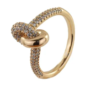 انگشتر زنانه ژوپینگ مدل گره کد AAE-251