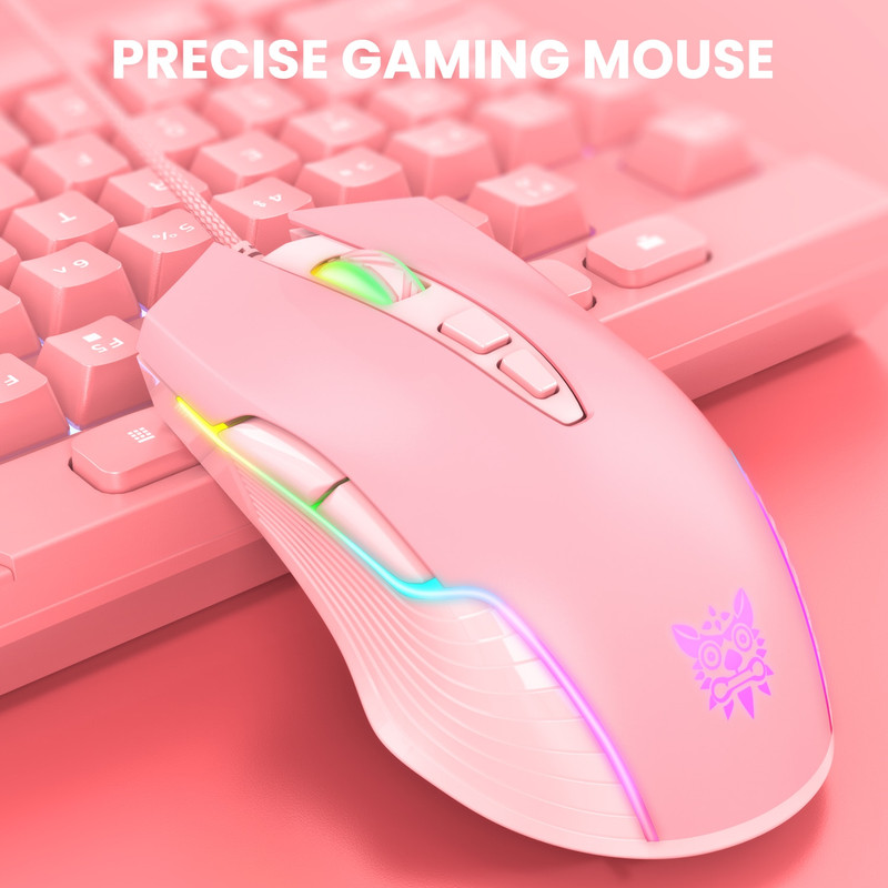 ماوس مخصوص بازی اونیکوما مدل CW905 Peach Gradient 2