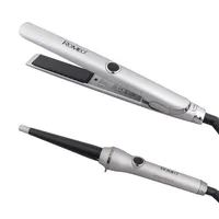 اتو و حالت دهنده ی مو حرفه ای رومئو مدل RM-5555 به همراه فر کننده مو