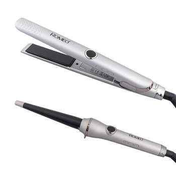 اتو و حالت دهنده ی مو حرفه ای رومئو مدل RM-5555 به همراه فر کننده مو