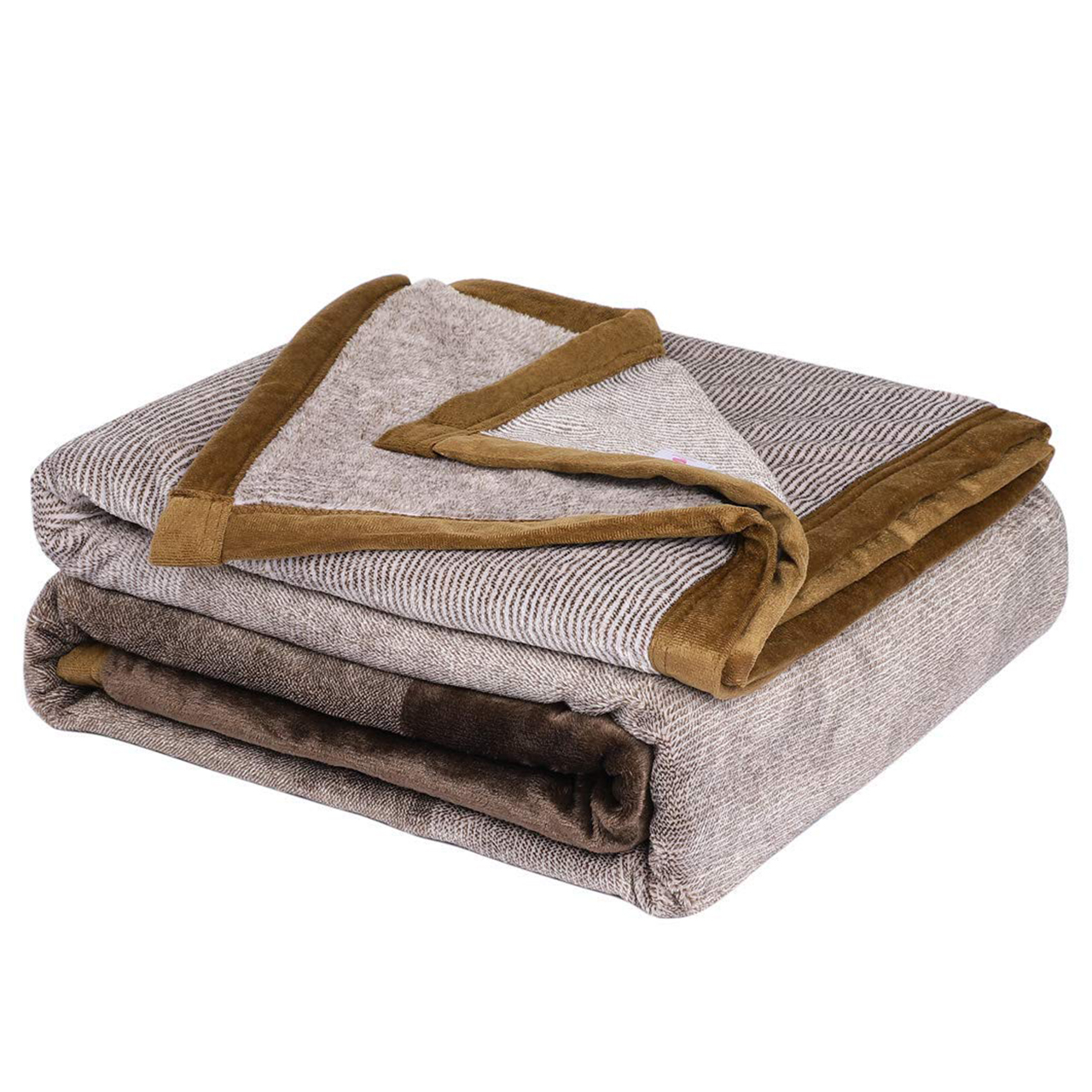 پتو دو نفره طرح سیر و روشن 220×240مدل BL11