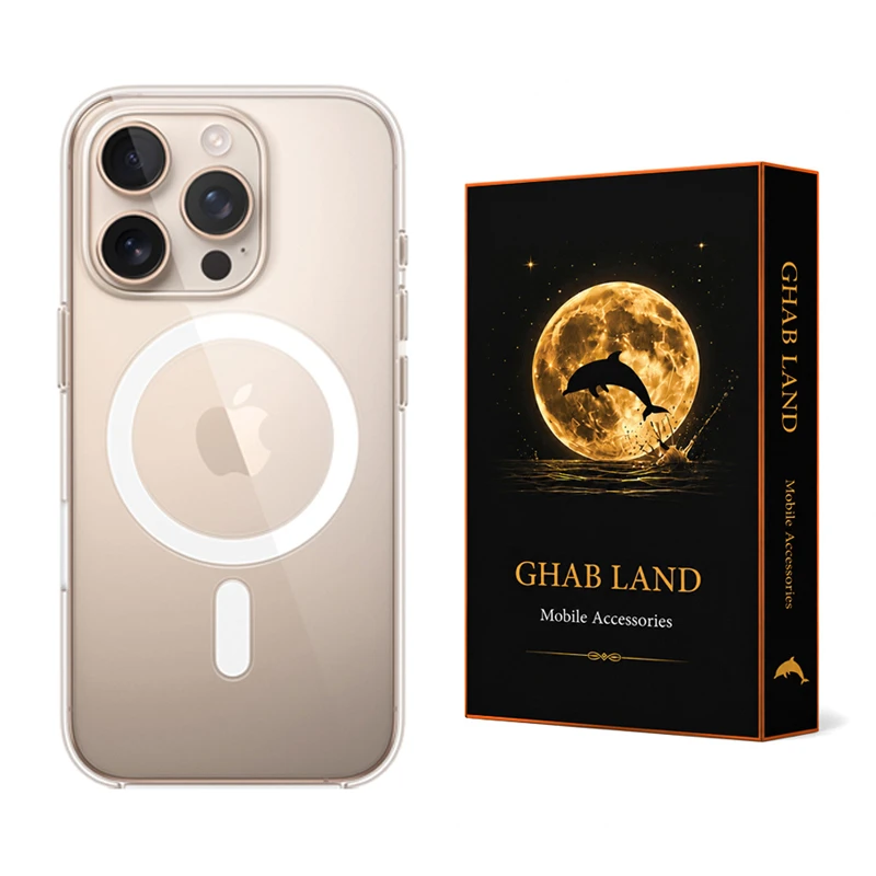 کاور قاب لند مدل LMAG مناسب برای گوشی موبایل اپل iPhone 16 Pro