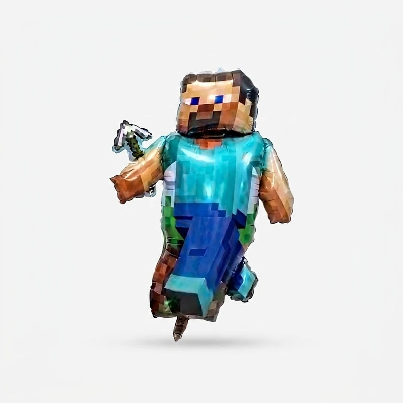بادکنک فویلی مدل ماین کرافت کد MinecraftB2
