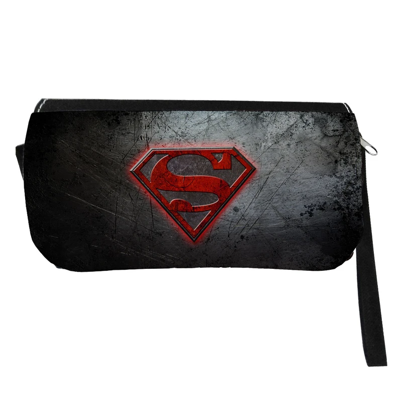  جامدادی مدل دوزیپ طرح لوگوی سوپرمن کد NI1039