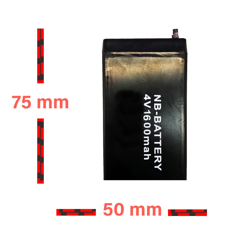 باتری سیلد اسید 4 ولت 1600 میلی آمپر مدل NB_160 باتری سیلد اسید 4 ولت 1600 میلی آمپر مدل NB_160