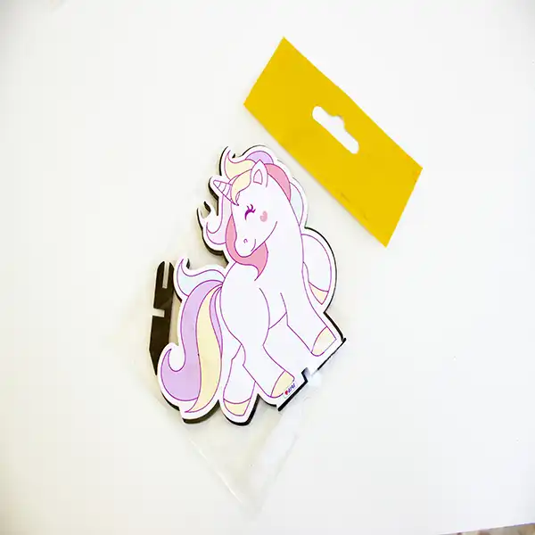 شمع تولد طرح اسب تک شاخ مدل عروسکی