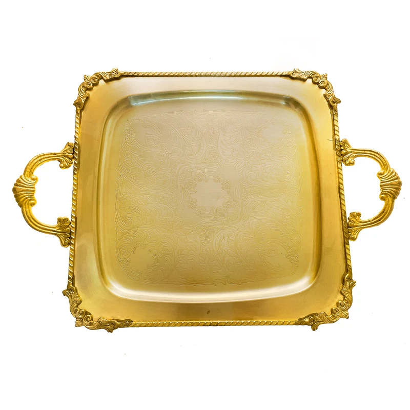 سینی مدل ترنج مربعی کد 8473
