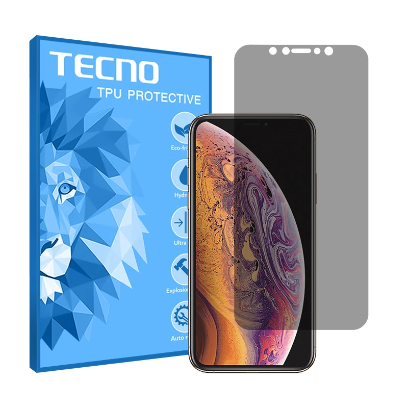 محافظ صفحه نمایش حریم شخصی تکنو مدل HyPRV مناسب برای گوشی موبایل اپل iPhone XS