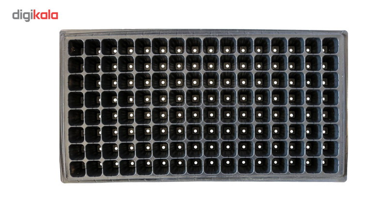 سینی نشا گلباران سبز مدل 128 حفره ای
