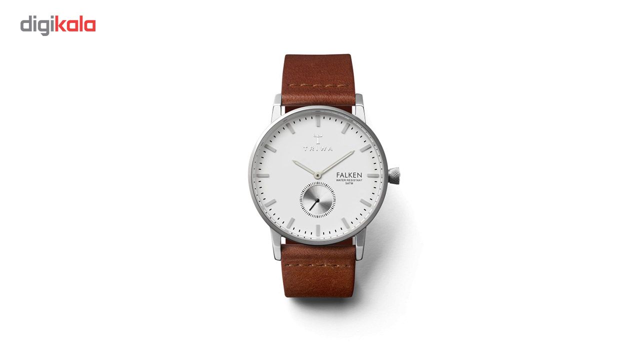 ساعت مچی عقربه ای تریوا مدل Ivory Falken brown classic -  - 2